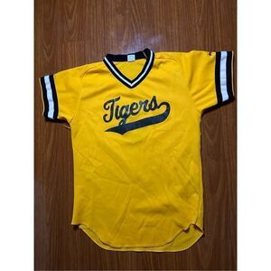 Vintage, tigers, Youth Large, yellow, Jersey